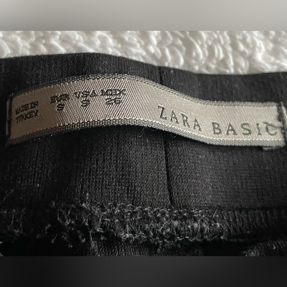 Zara black riding style leggings - Picture 4 of 5